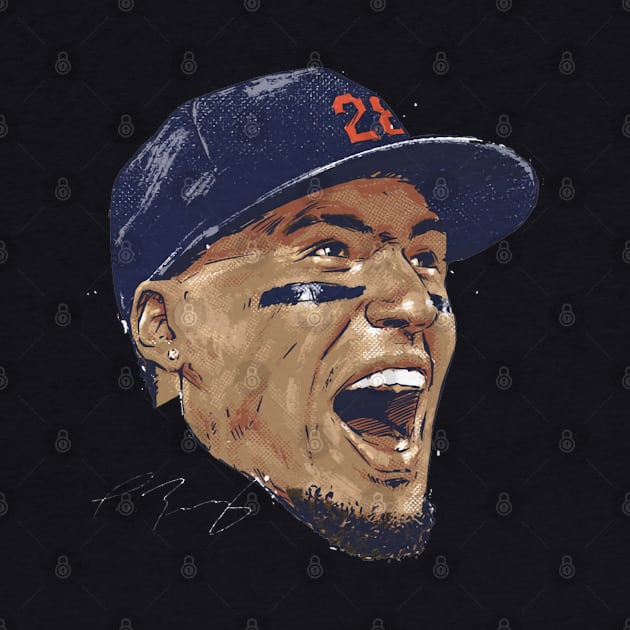 Javier Baez Detroit Portrait by ganisfarhan